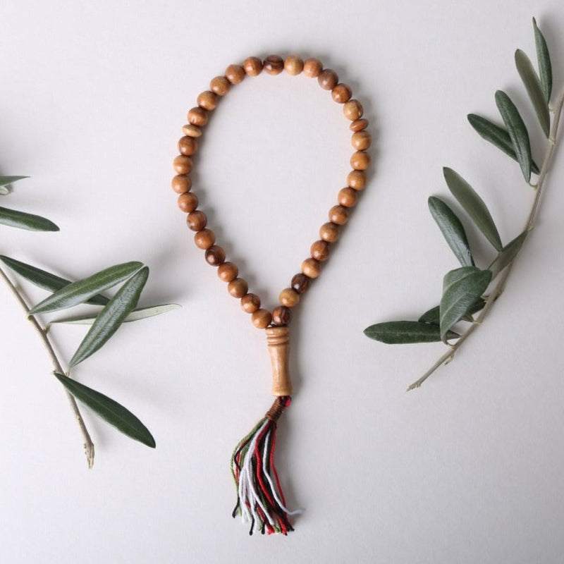 Olive Wood Prayer Beads from Bethlehem