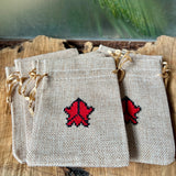 Bundle of 10 Embroidered Gift Pouches from Palestine