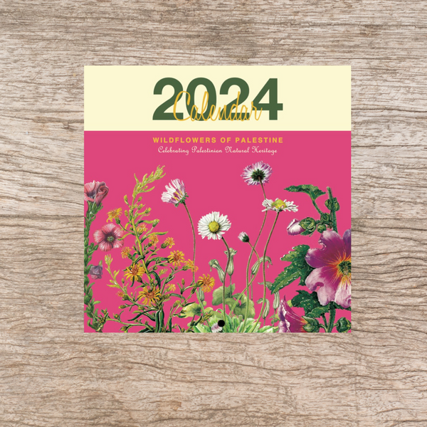2024 Palestinian Wildflowers Calendar