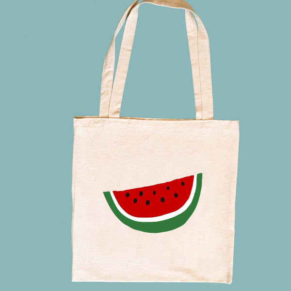 Tote Bag in Watermelon | Bateekha Design from Palestine