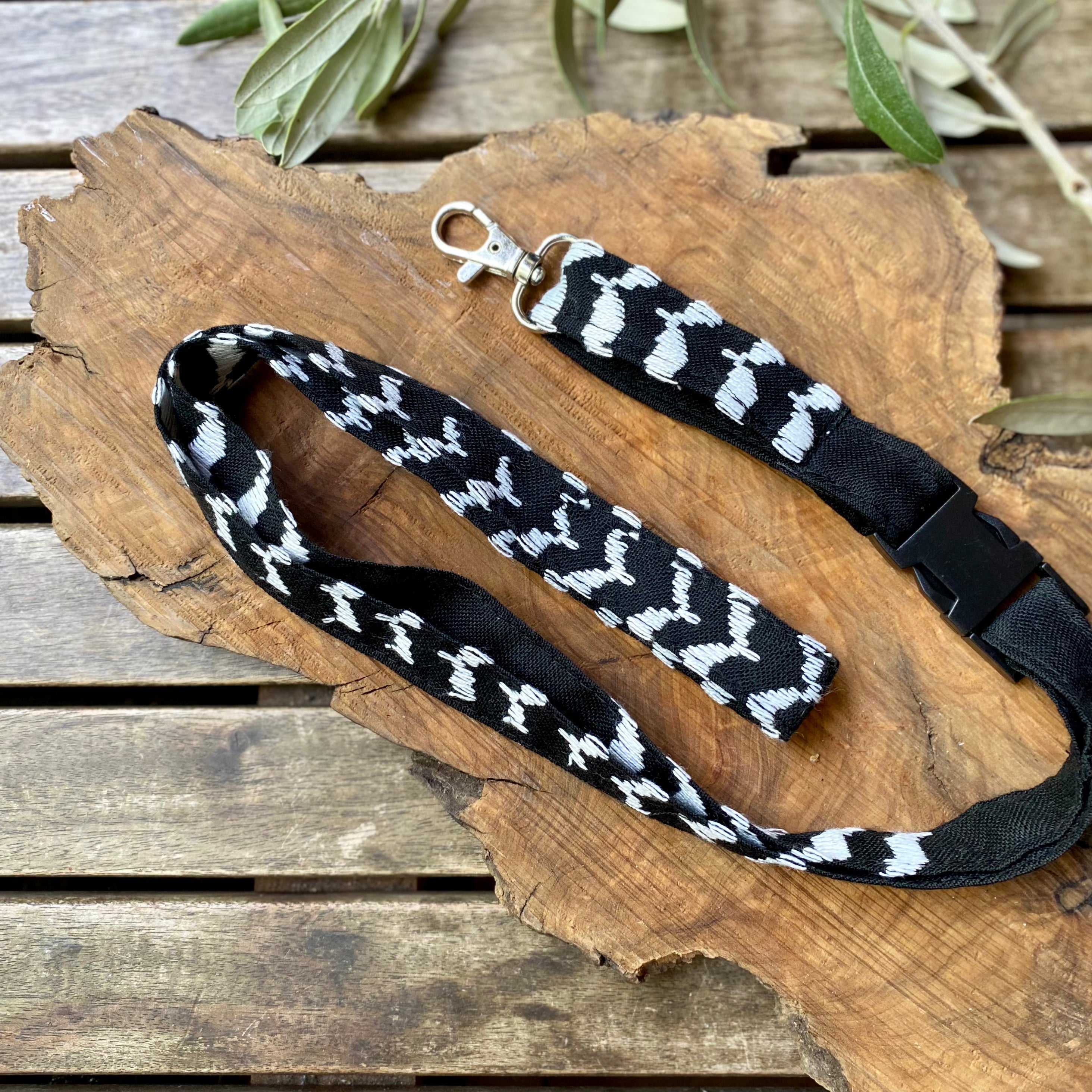 Bag Strap - Keffiyeh Lanyard From Palestinian Traditional Keffiyeh Fabric