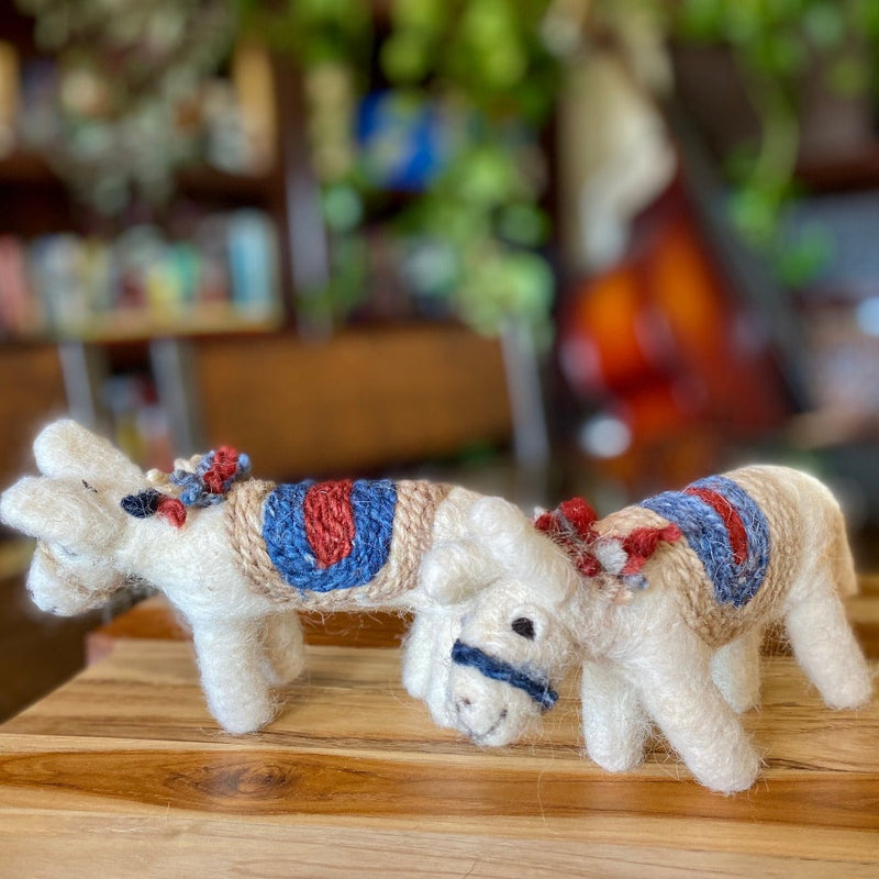 Felt - Palestine Kids Toy Donkey From Wool