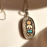 Handmade Jewelry - Handala Micro Mosaic Necklace | Hand Crafted In Bethlehem