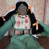 Kids Toys - Handmade Palestinian Bedouin Doll With Tatreez Thob From Gaza
