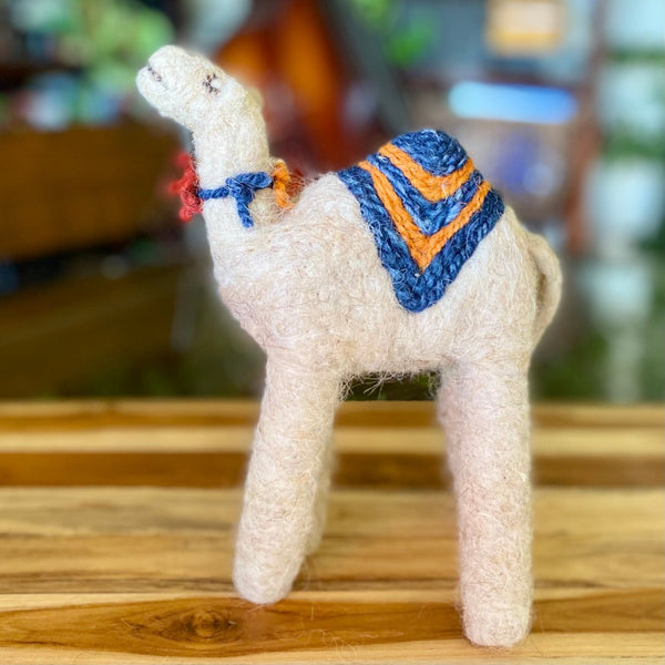 Kids Toys - Wool Kids Animals - Camels From Bedouin In Jerusalem