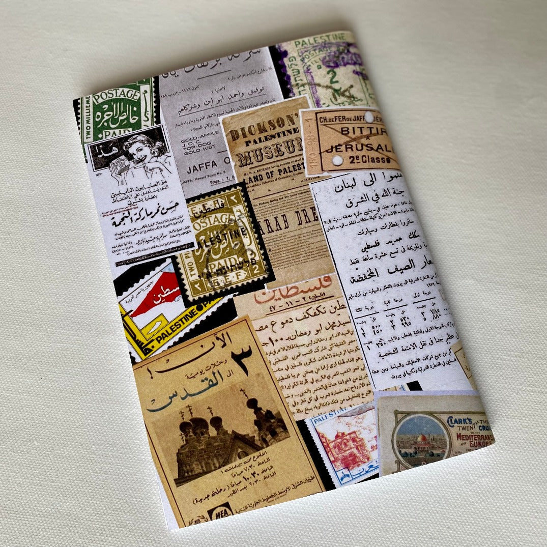 Notebooks & Notepads - Palestine Collage Notebook | Designed By Rand Dabboor