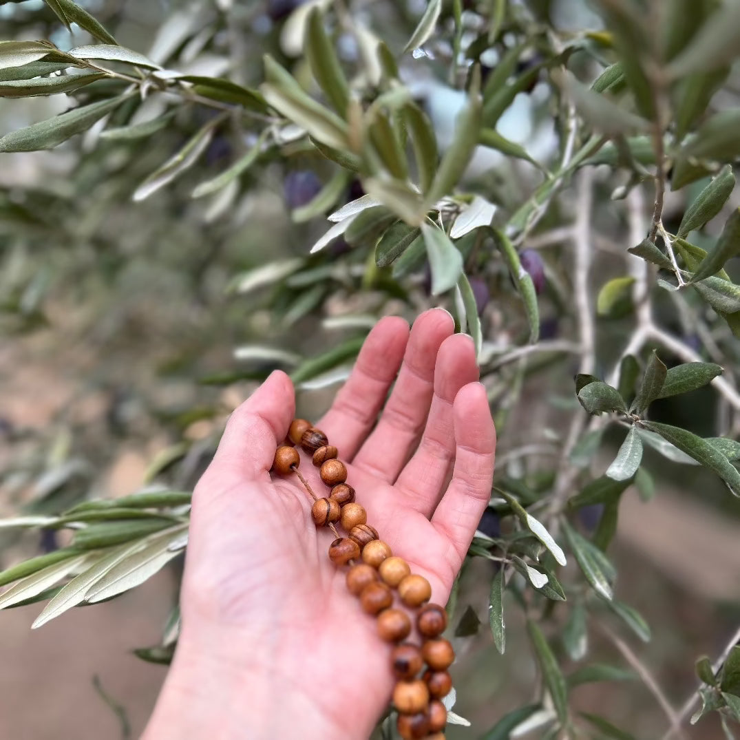 Olive Wood - Olive Wood Prayer Beads From Bethlehem