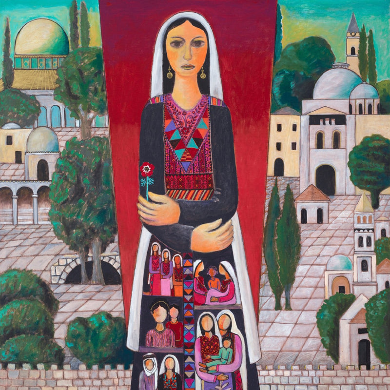 Art - Palestinian Art Print From Palestine- Holyland By Nabil Anani