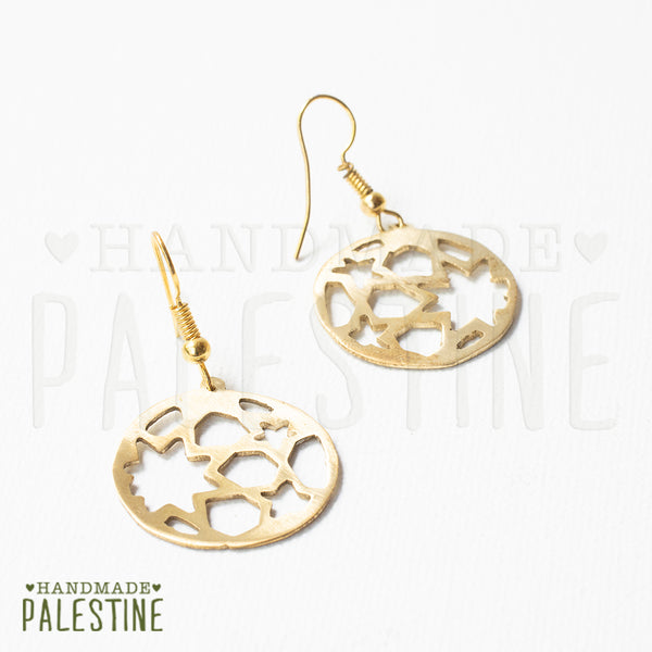 Brass Jewelry - Arabesque Earrings In Brass