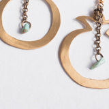 Brass Jewelry - Pomegranate  Necklace In Handcut Brass