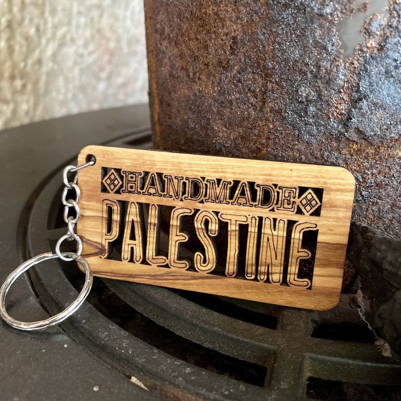 Christian Statues - Handmade Palestine Wooden Keychain