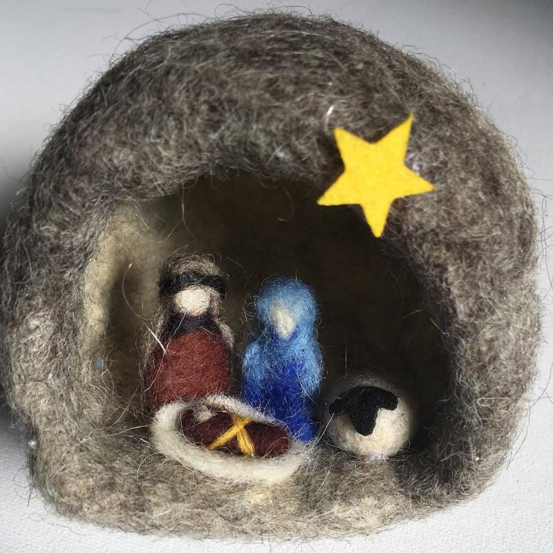 Felt - Christmas Nativity In Handmade Felt