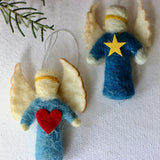 Felt - Handmade Angel Christmas Ornament From Felt
