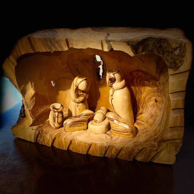 Olive Wood Nativity Scene from Handmade in Bethlehem