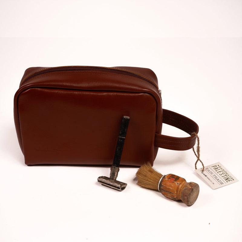 Leather & Clothing - Shaving Kit - Toiletry Bag From Handcrafted Leather