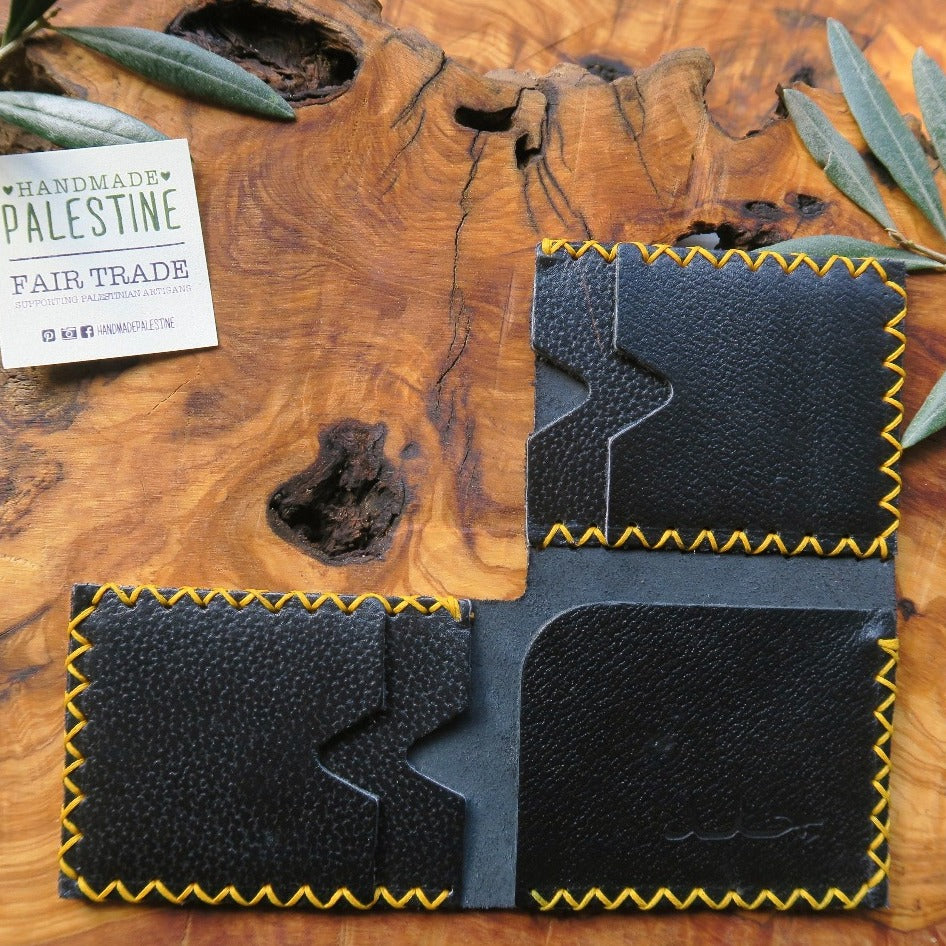 Handmade Fashion Leather Wallet Black