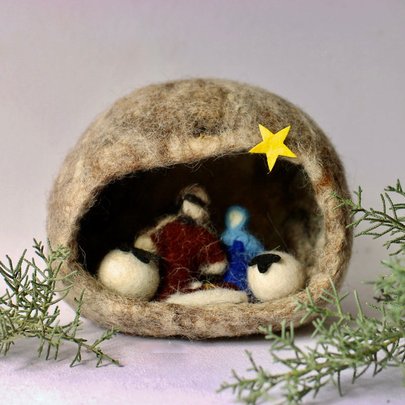 Nativity - Christmas Nativity In Handmade Felt