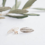 Silver Jewelry - Stud Olive Leaf Earring In Sterling Silver