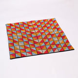 Tatreez - Embroidered Cushion Cover In Orange