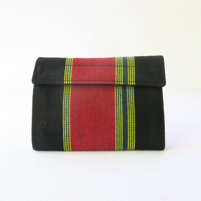Hand Woven Coin Purse with Tatreez from Gaza