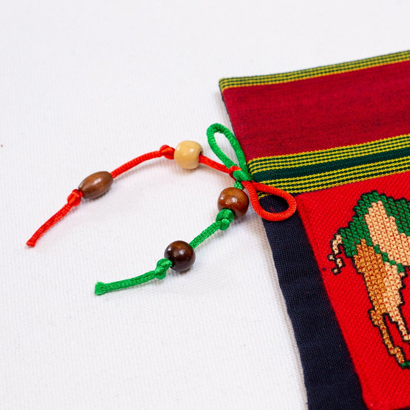 Tatreez - Majdalawi Christmas Small Stocking - Camel